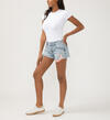Boyfriend Mid Rise Luxe Stretch Americana Shorts, Heritage, hi-res image number 1