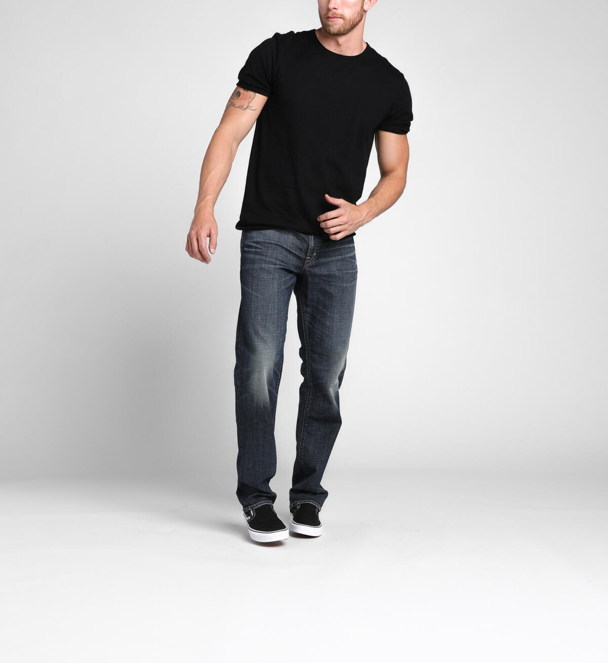 Hunter Athletic Fit Tapered Leg Jeans Final Sale, , hi-res image number 3