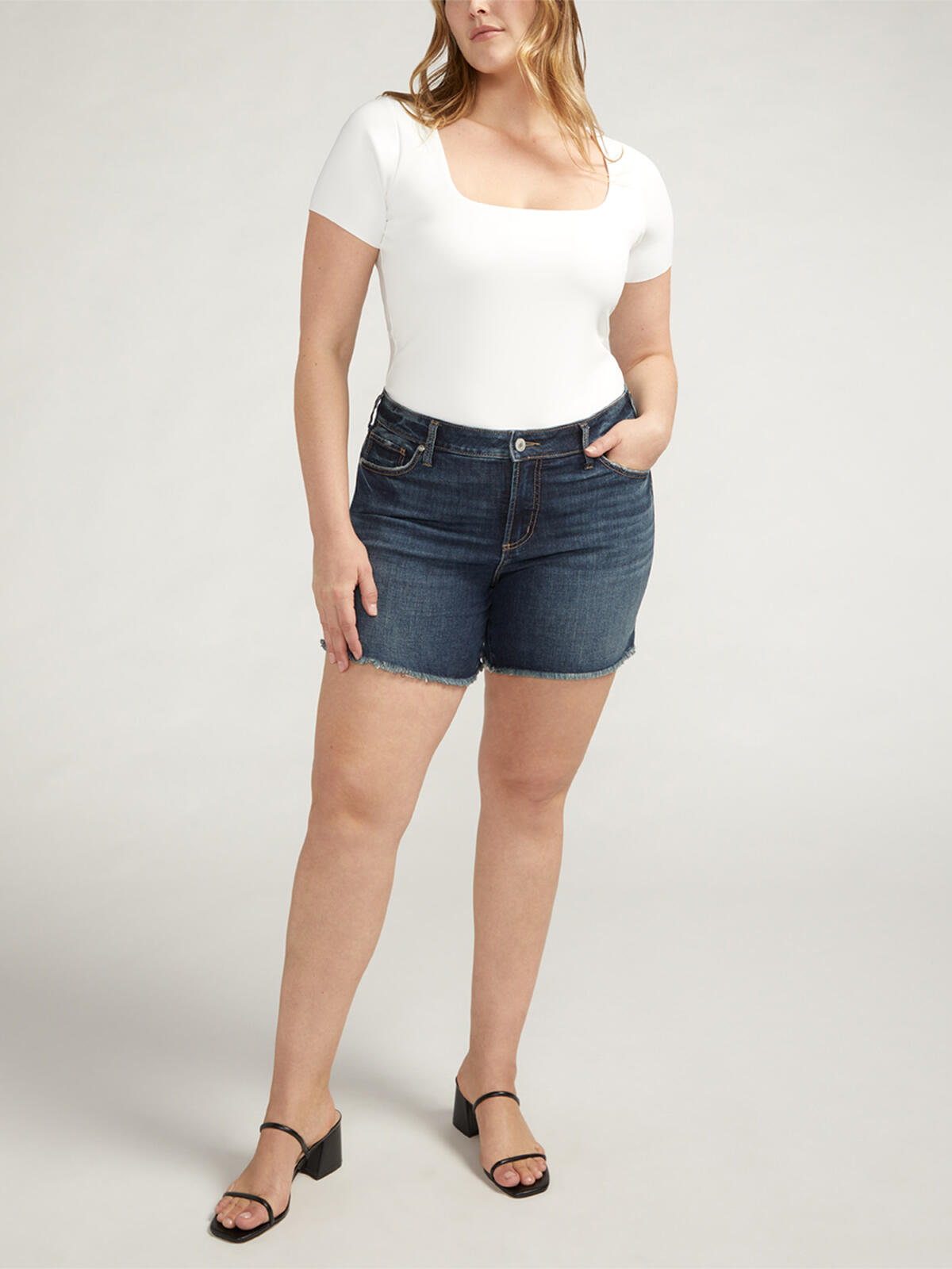 Suki Mid Rise Shorts Plus Size image number 0