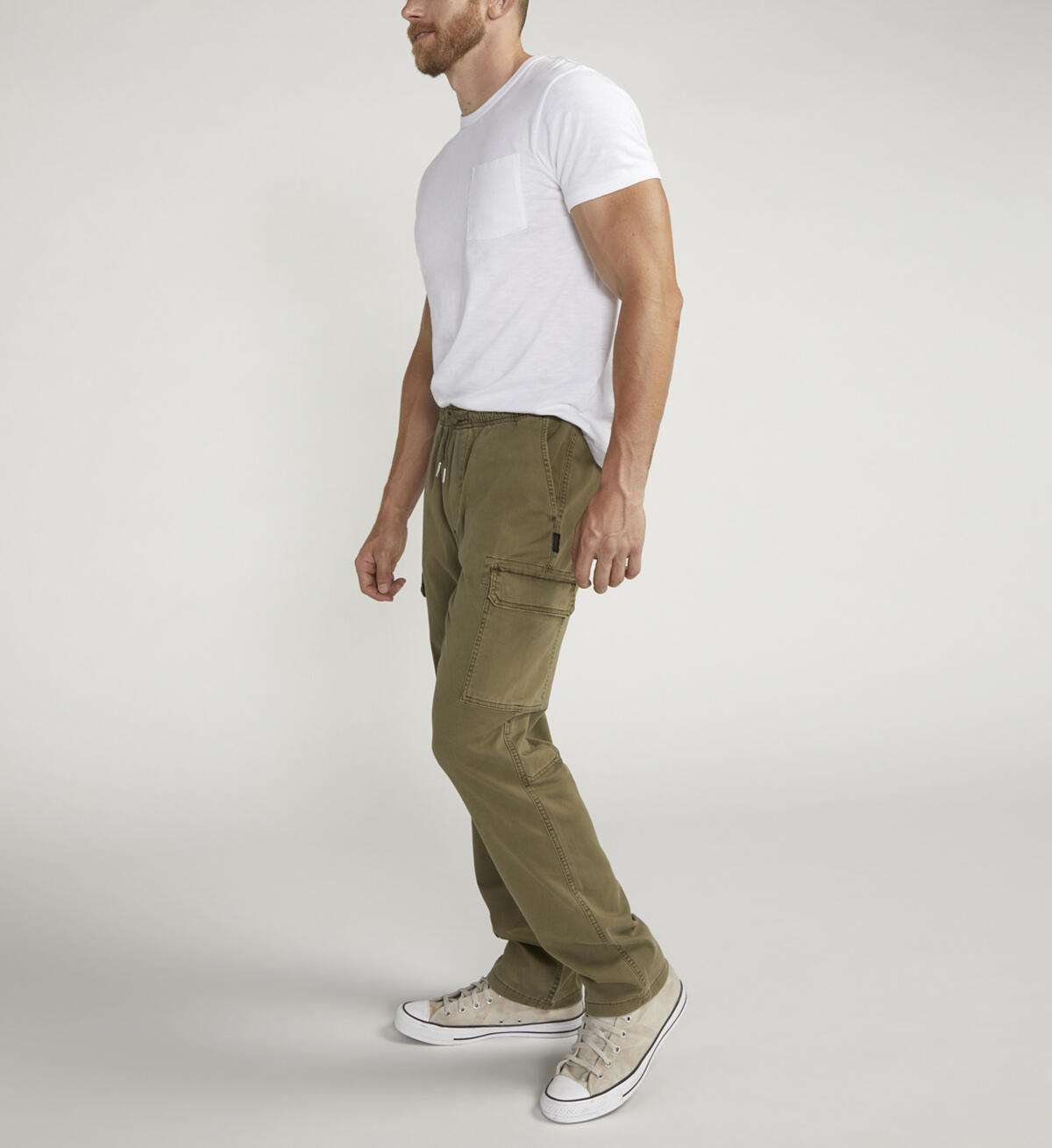 Pull-On Cargo Pant, Olive, hi-res image number 4