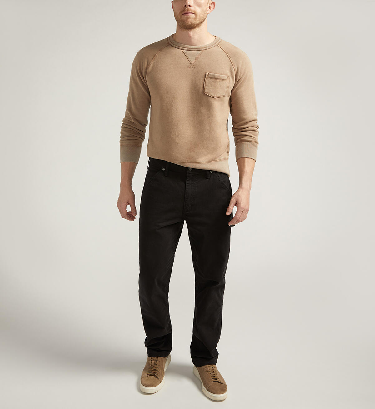 Essential Twill Painter Pant, Black, hi-res image number 0