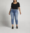 Boyfriend Mid Rise Slim Leg Jeans Plus Size, Indigo, hi-res image number 0