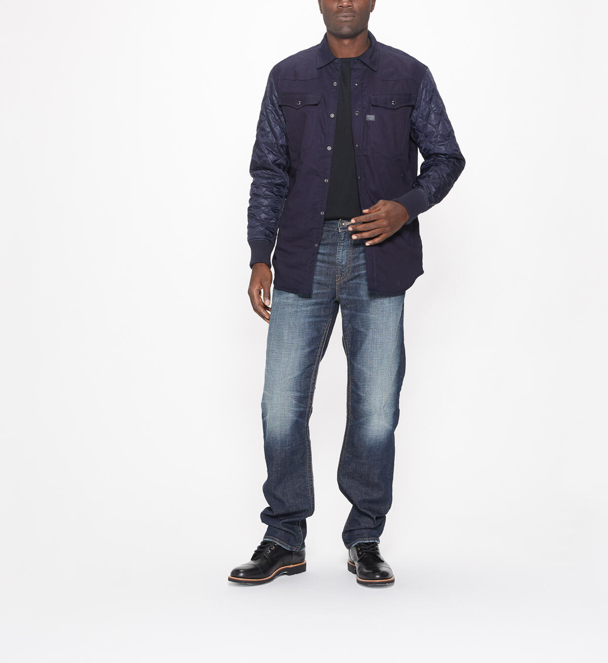 Hunter Tapered Mens Dark Wash, , hi-res image number 3