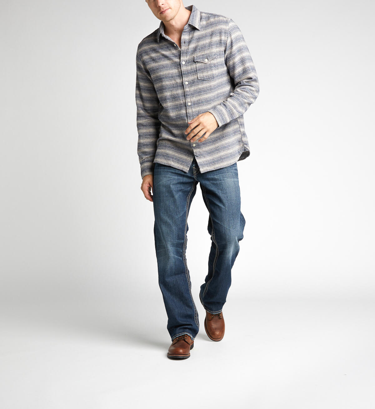 Gordie Relaxed Fit Straight Leg Jeans, , hi-res image number 0