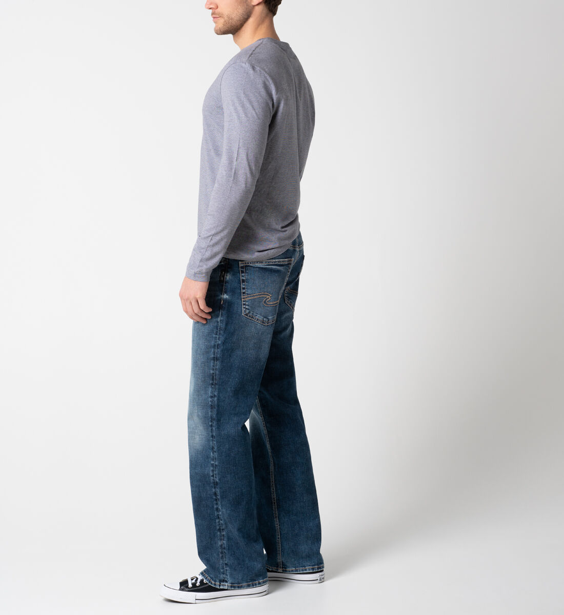 Zac Relaxed Fit Straight Leg Jeans Side
