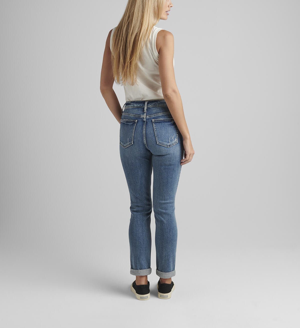 Beau Mid Rise Slim Leg Jeans, , hi-res image number 1