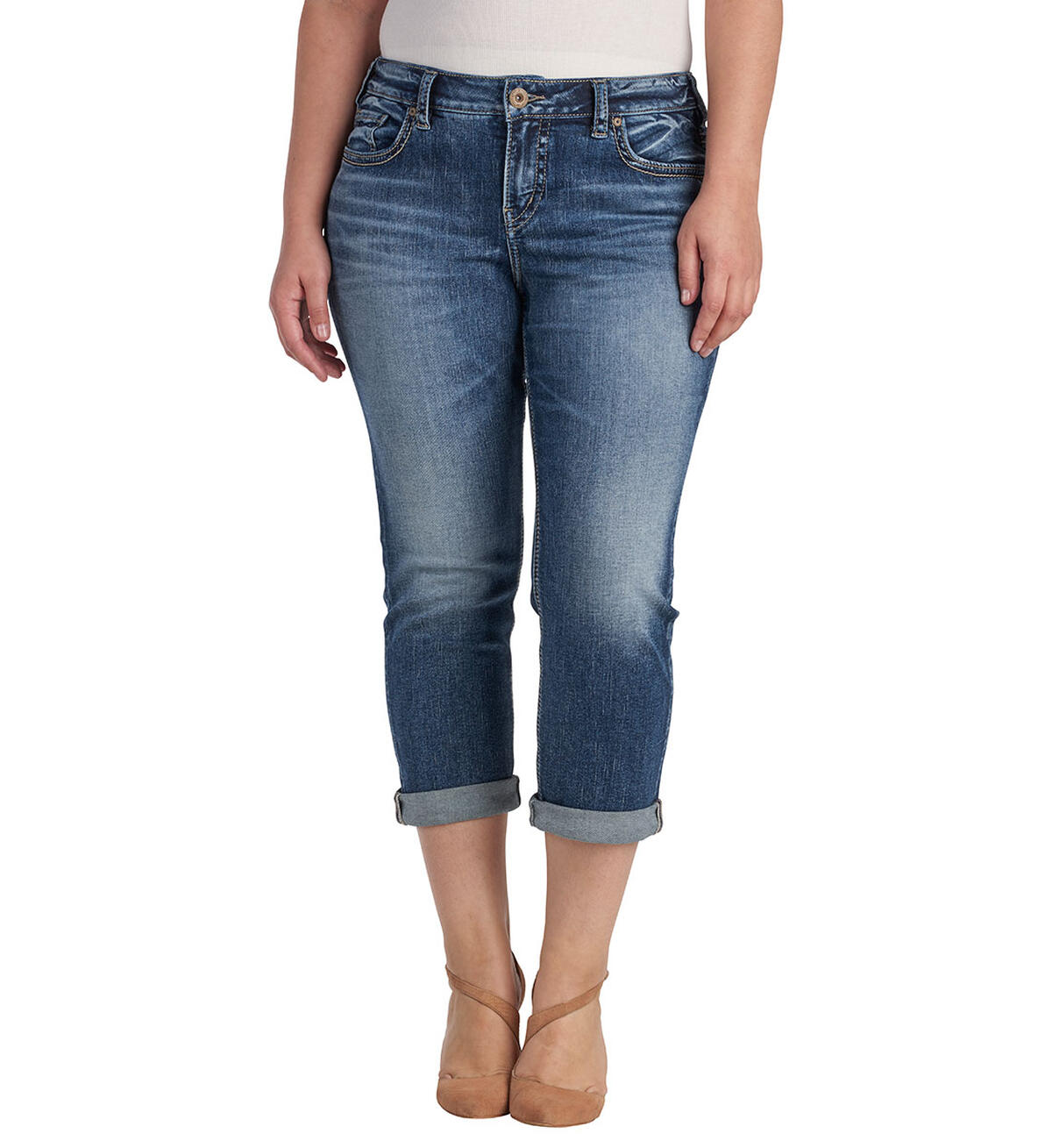 Aiko Capri Dark Wash, , hi-res image number 0
