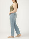 Suki Mid Rise Classic Straight Luxe Stretch Jeans Plus Size image number 2