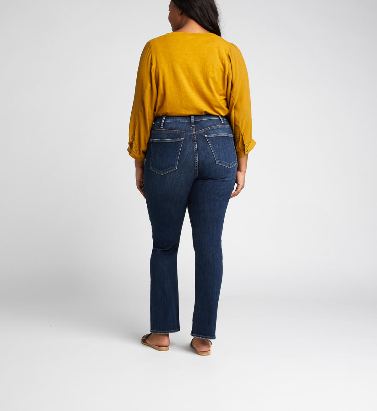 Calley Super-High Rise Curvy Straight Leg Jeans, , hi-res image number 1
