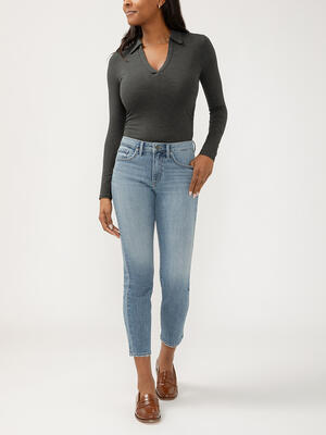 Isbister High Rise Ankle Straight Leg  Luxe Stretch Jeans