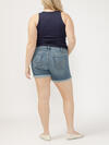 Suki Mid Rise Luxe Stretch Shorts Plus Size, , hi-res image number 1
