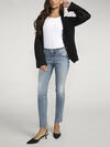 Suki Mid Rise Straight Leg Jeans, Indigo, hi-res image number 0