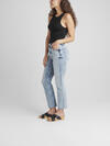 High Note High Rise Straight Crop Jeans image number 2