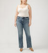 Suki Mid Rise Trouser Leg Jeans Plus Size, , hi-res image number 0