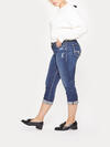 Suki Capri Dark Wash image number 2