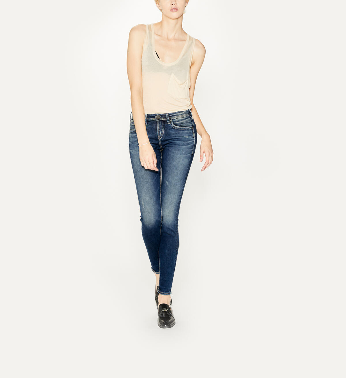 Avery Super Skinny Dark Wash, , hi-res image number 0