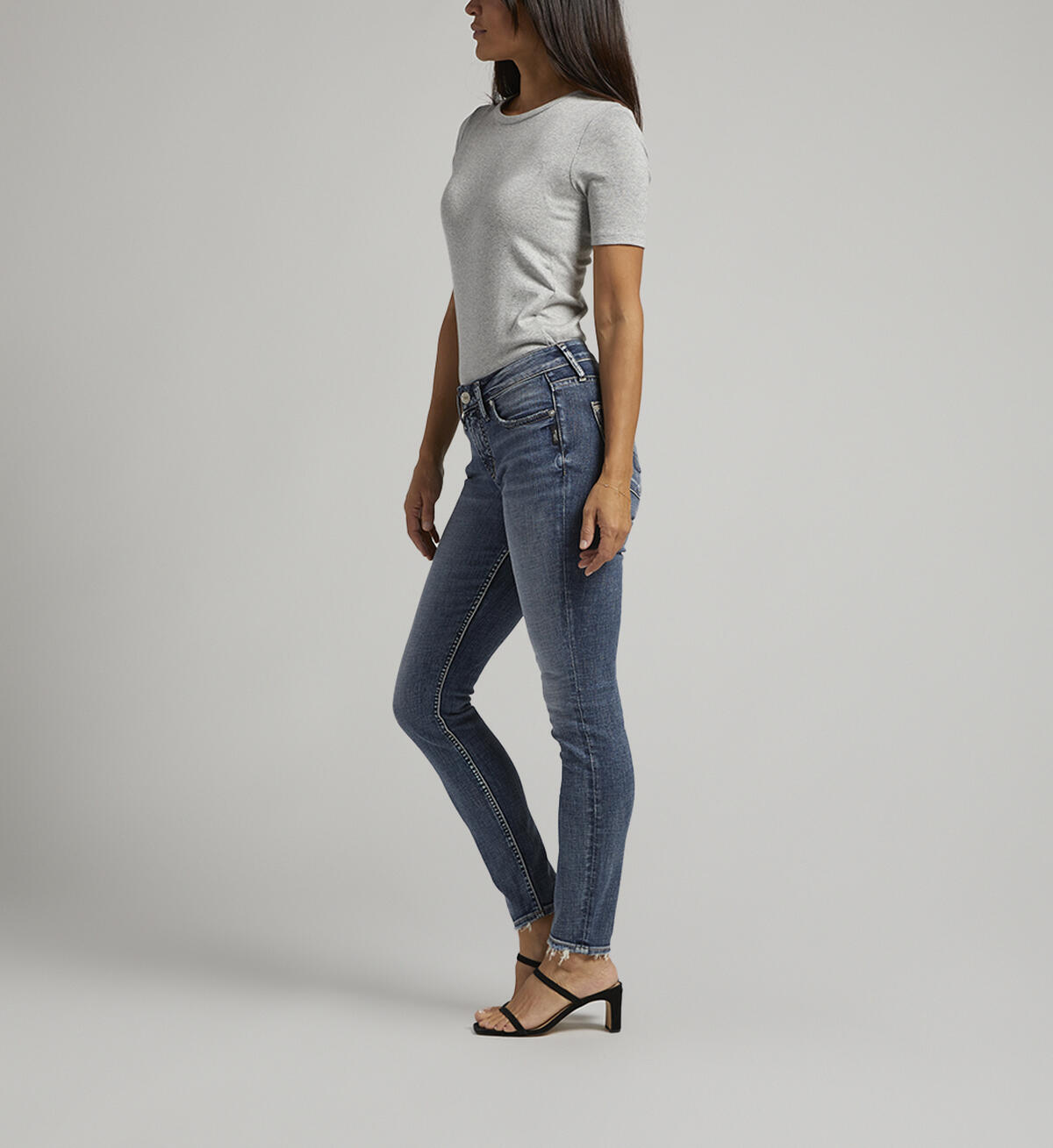 Buy Suki Mid Rise Skinny Jeans for USD 88.00 | Silver Jeans US New