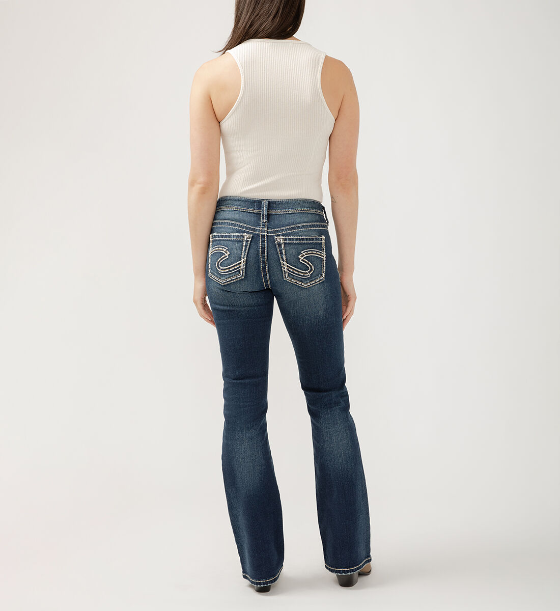 PALE JADE☆Midrise Bootcut Denim Jean Bomgaars : Threadgrit Bonnie Mid-Rise Bootcut Jean : Jeans