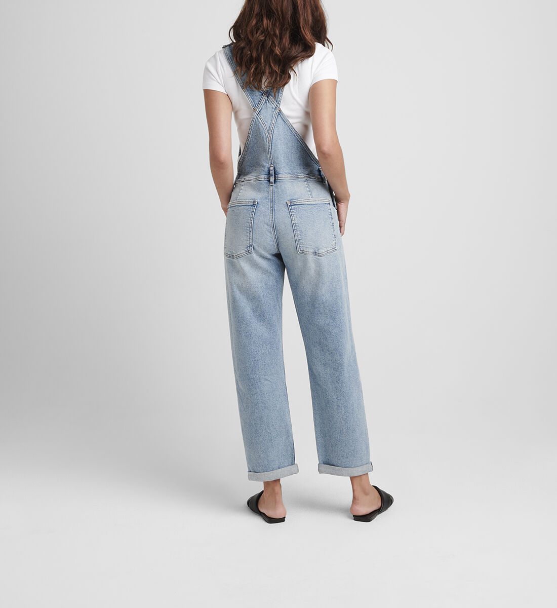 Buy Baggy Straight Leg Overalls for USD 98.00 Silver Jeans US New
