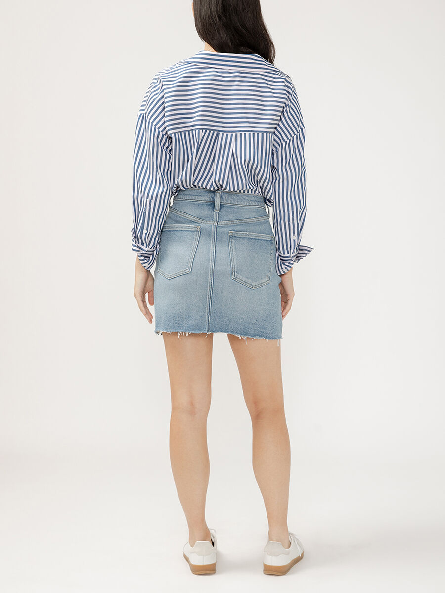Buy Denim Mini Skirt for USD 64.00 | Silver Jeans US New