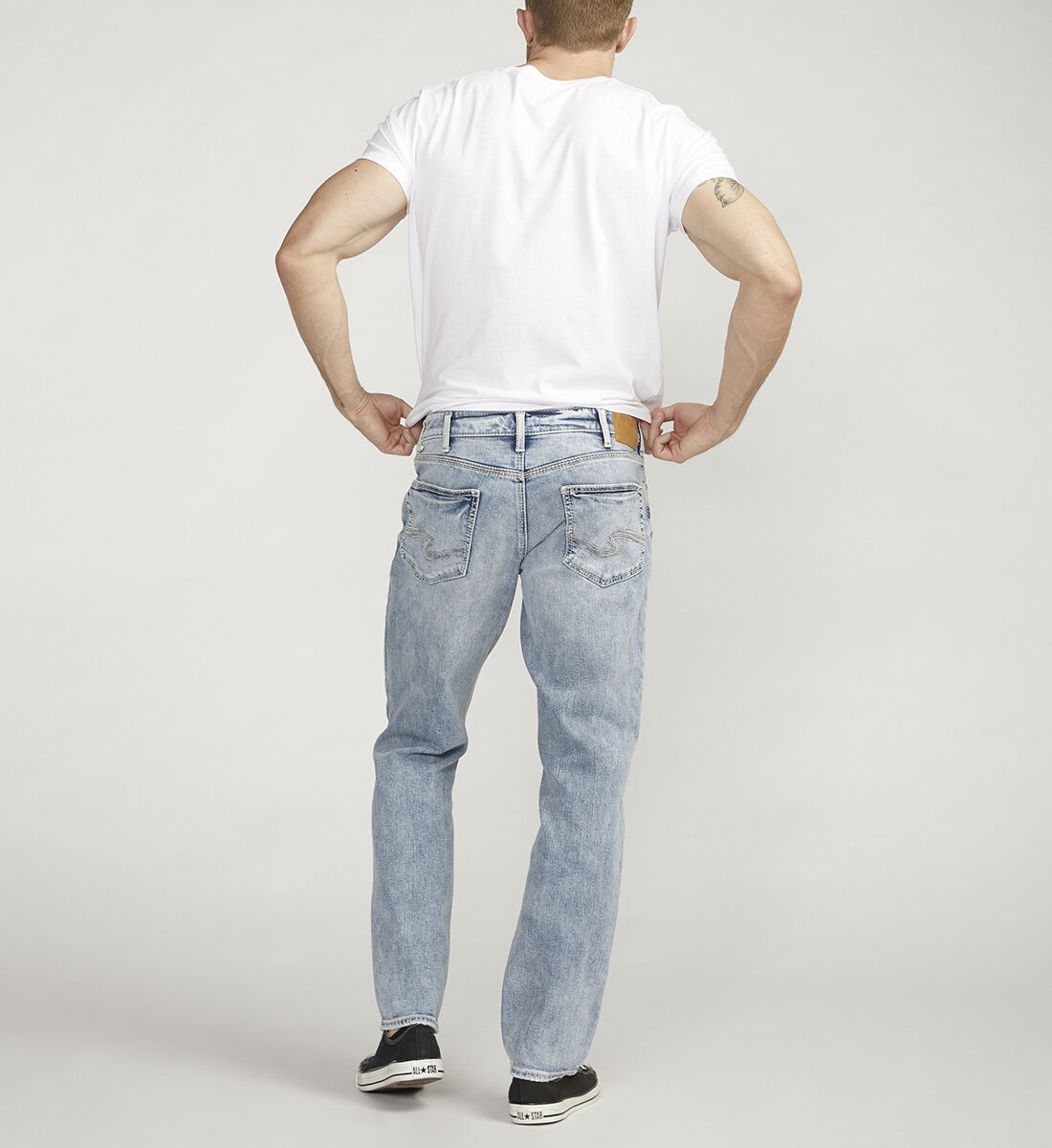 Buy Eddie Athletic Fit Tapered Leg Jeans for USD 49.00 | Silver Jeans US New