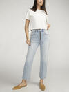 Highly Desirable High Rise Straight Leg Jeans image number 0