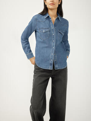 Women's Western Denim Shirt