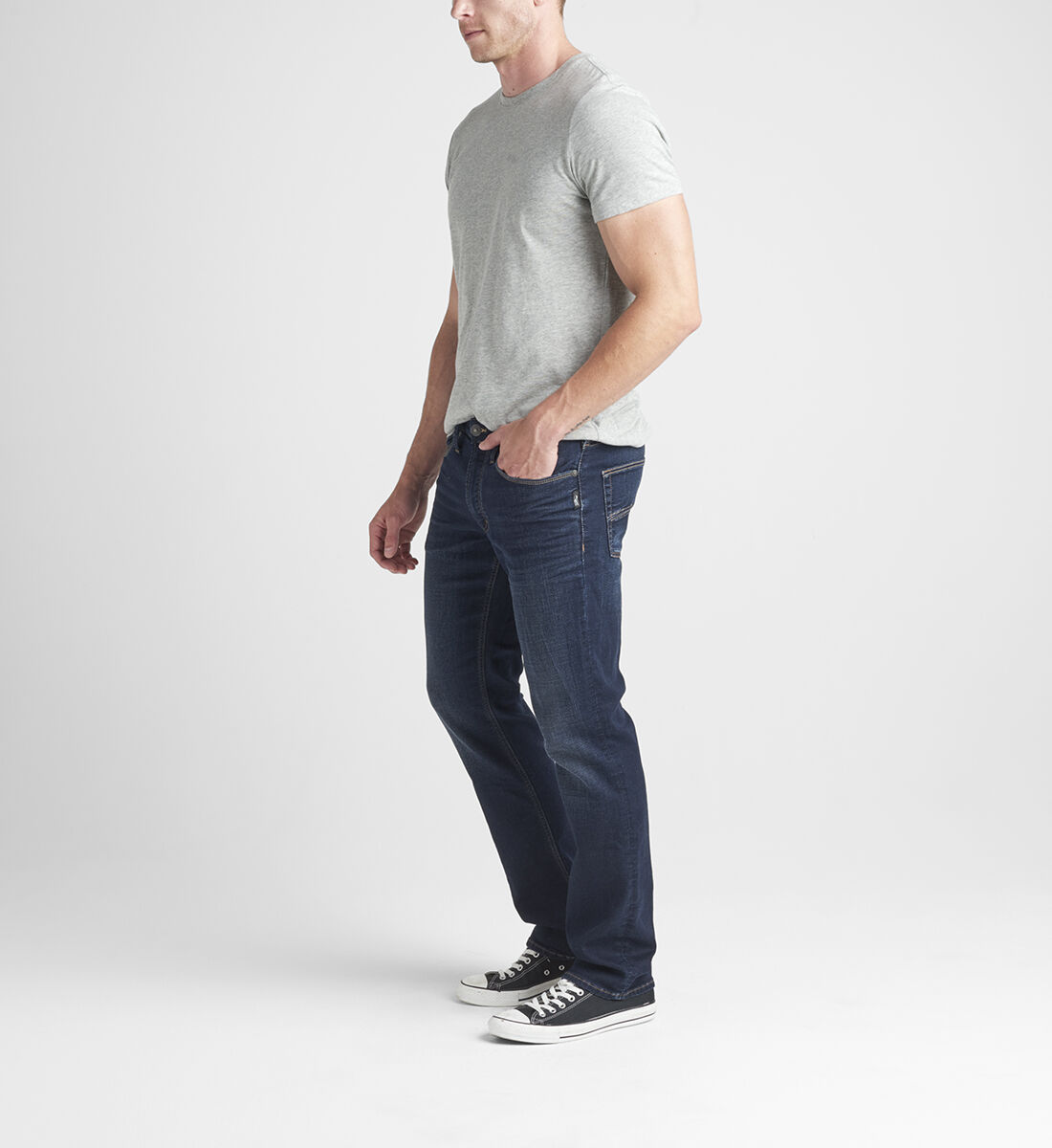 Allan Classic Fit Straight Leg Jeans 