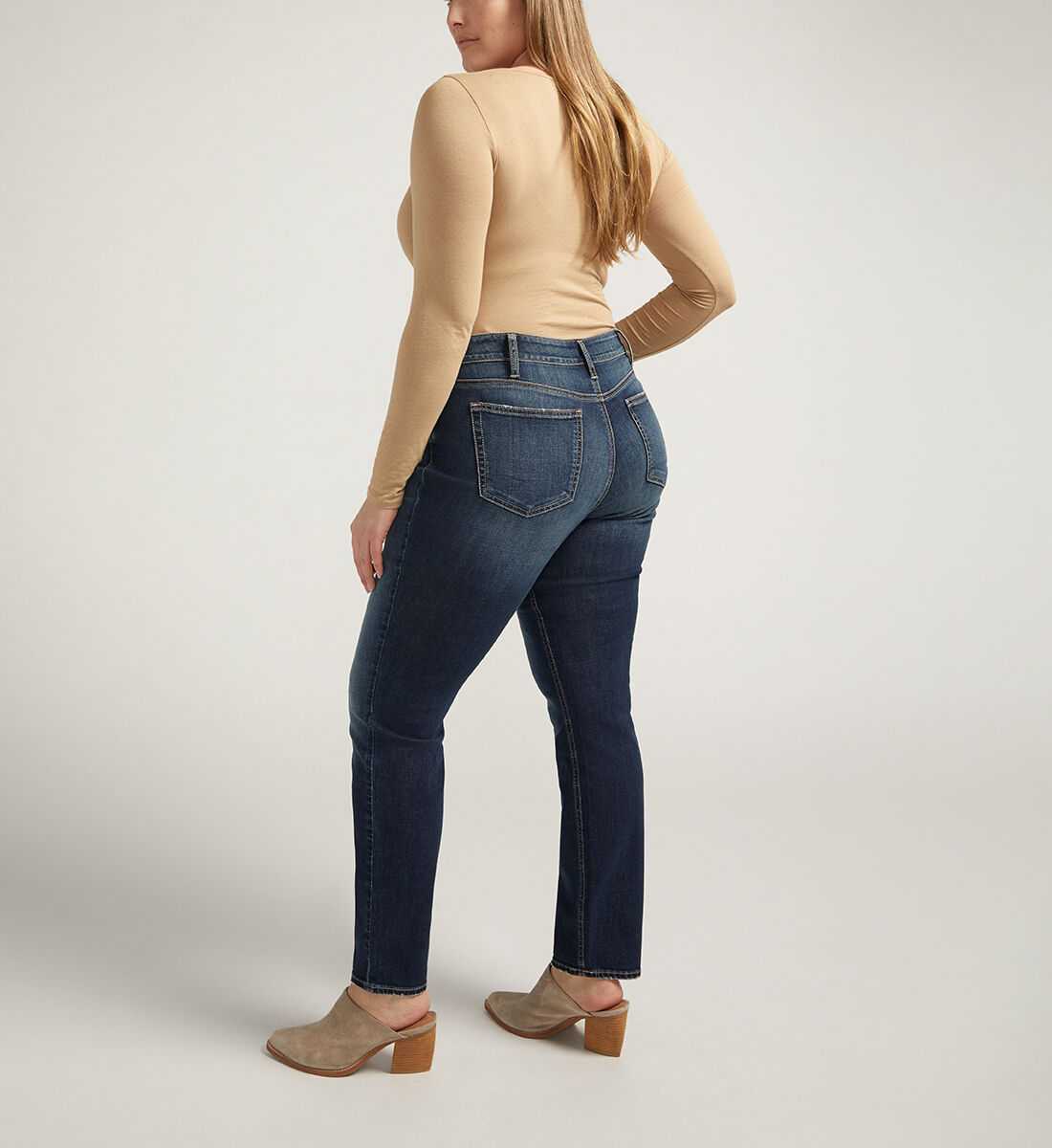当店の記念日 Buy Suki 44.00 USD for Size Plus Jeans Leg Straight Rise Mid ダイエット