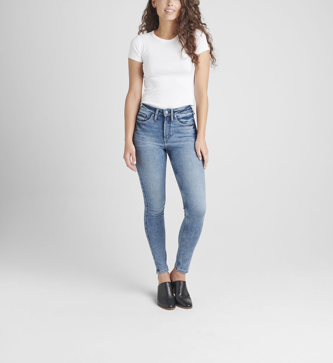 Infinite Fit High Rise Skinny Jeans Front