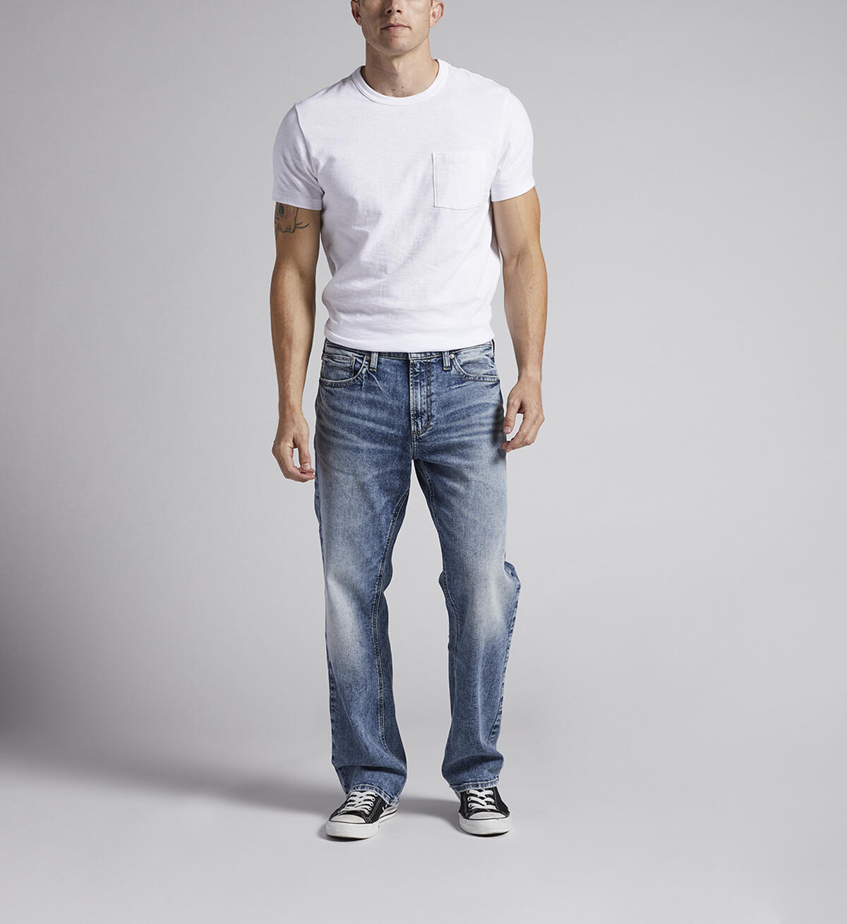 Grayson Classic Fit Straight Leg Jeans, Indigo, hi-res image number 0