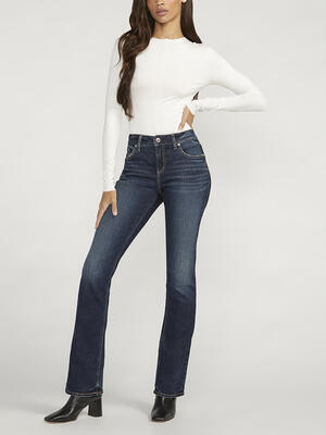 Elyse Mid Rise Slim Bootcut Jeans