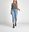 Calley Super-High Rise Curvy Skinny Crop Jeans, , hi-res image number 0