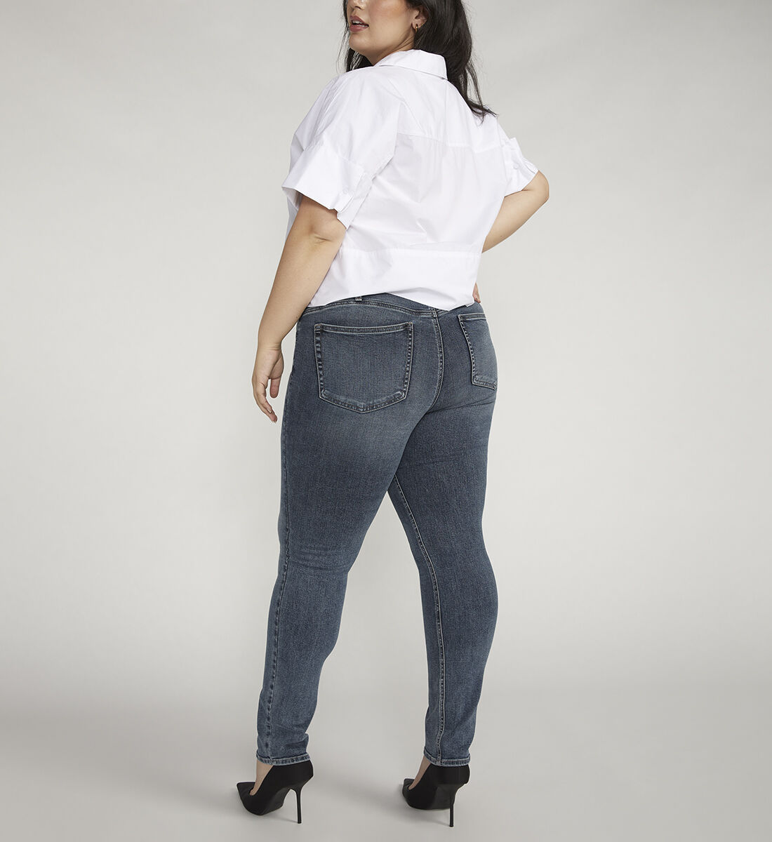 Buy Most Wanted Mid Rise Straight Leg Jeans Plus Size for USD