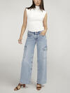 Suki Mid Rise Wide Leg Cargo Jeans, , hi-res image number 0