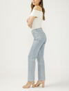 Silver Coated Isbister High Rise Straight Leg Jeans image number 2