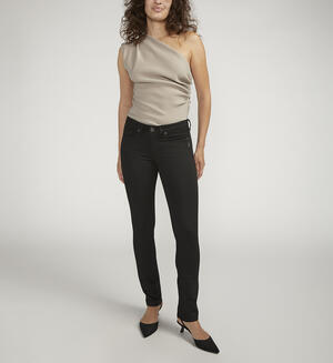 Suki Mid Rise Straight Leg Jeans