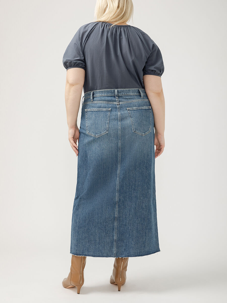【Sinoon】 Pintuck Long Skirt TWEE Austin Elastic Pintuck Long Skirt | A-Line for Women