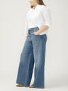 Highly Desirable High Rise Wide Leg Jeans image number 2