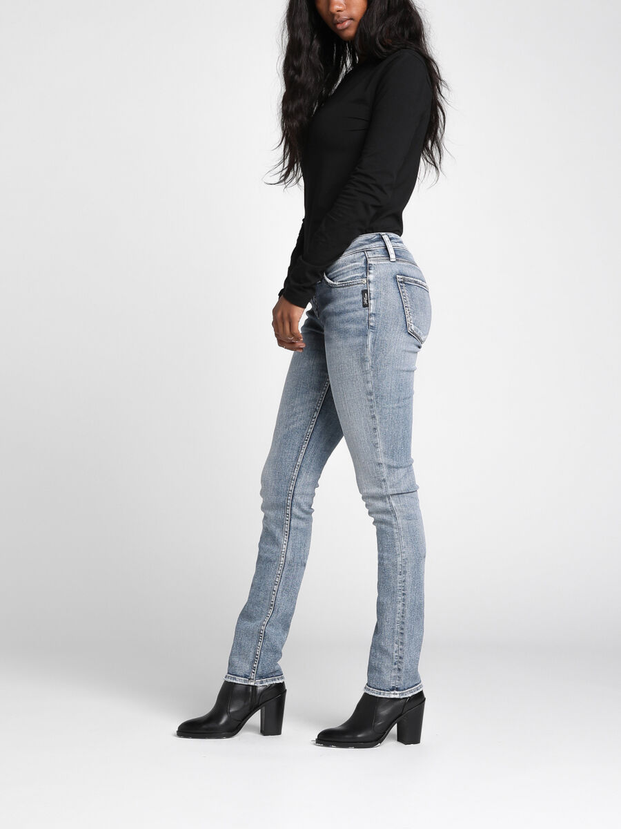 【masamislipslikesuger❶】 Buy Suki Mid Rise Straight Leg Jeans for USD 84.00 | Silver Jeans