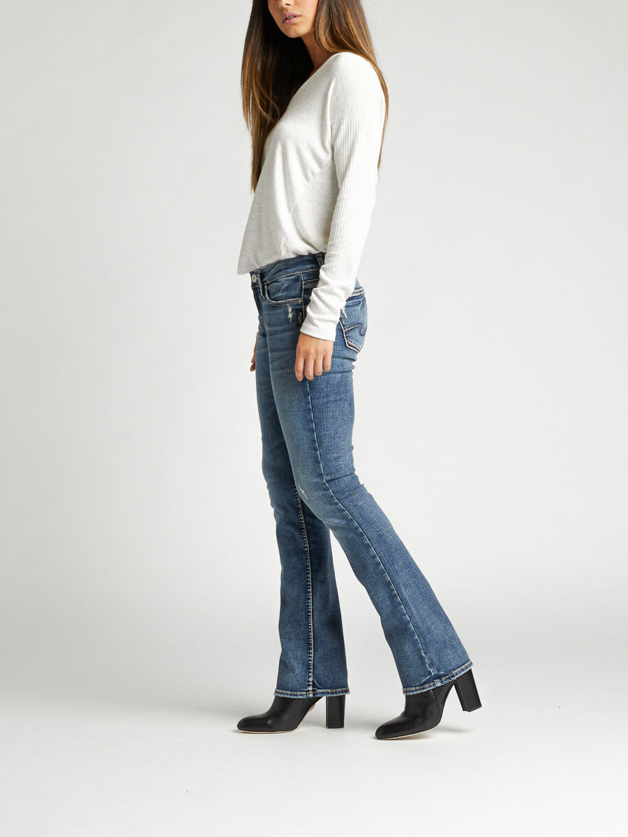 【OJOS】24ss i:e Fluid Bootcut Pant 01 Women's Bootcut Jeans | Black/Dark grey | Diesel D-Hush