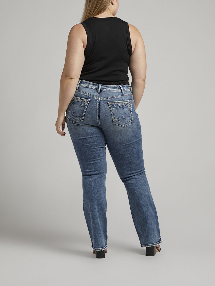 LIBRAです。 Suki Mid Rise Slim Bootcut Jeans Plus Size