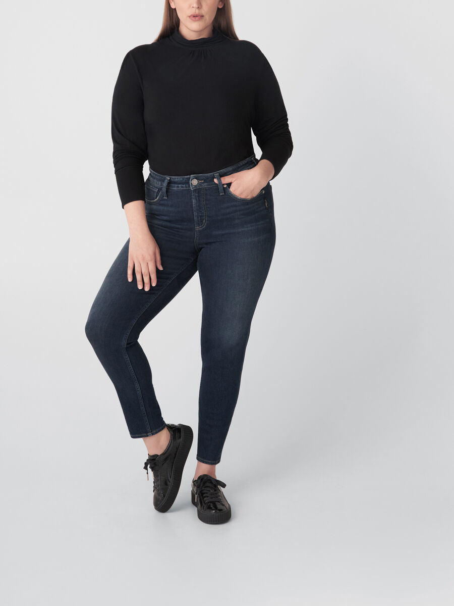Avery High Rise Skinny Jeans Plus Size 