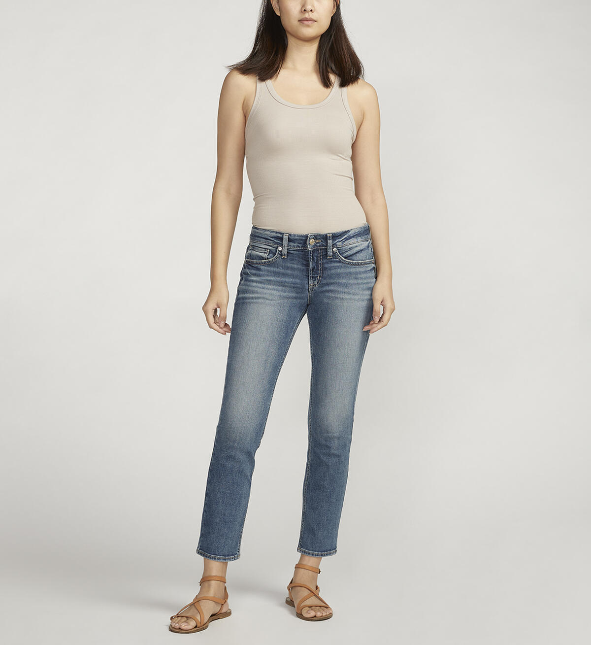 Britt Low Rise Straight Leg Jeans, , hi-res image number 0