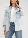 Denim Shacket, Indigo, hi-res image number 0