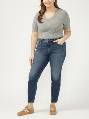 Suki Mid Rise Skinny Jeans Plus Size
