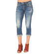 Elyse Capri Dark Wash, , hi-res image number 0