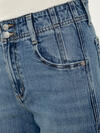 Highly Desirable High Rise Trouser Leg Jeans image number 3