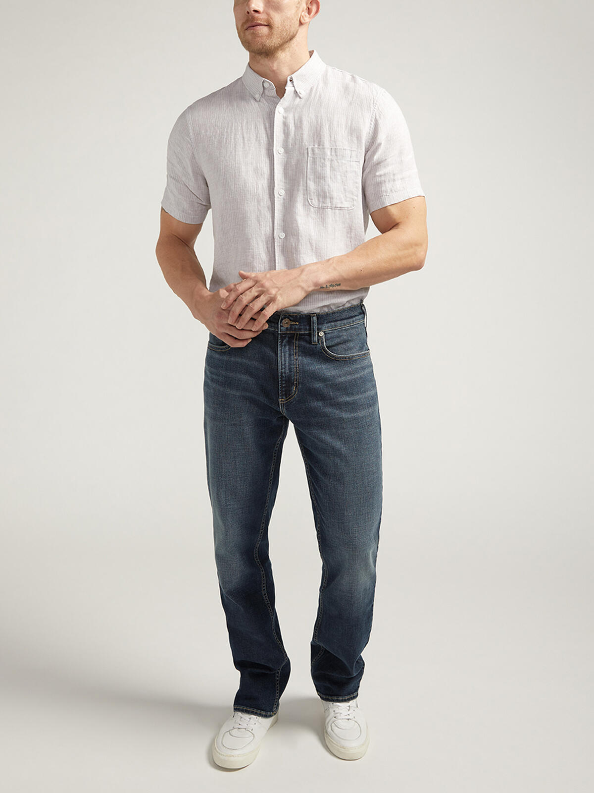 Grayson Classic Fit Straight Leg Jeans, , hi-res image number 0