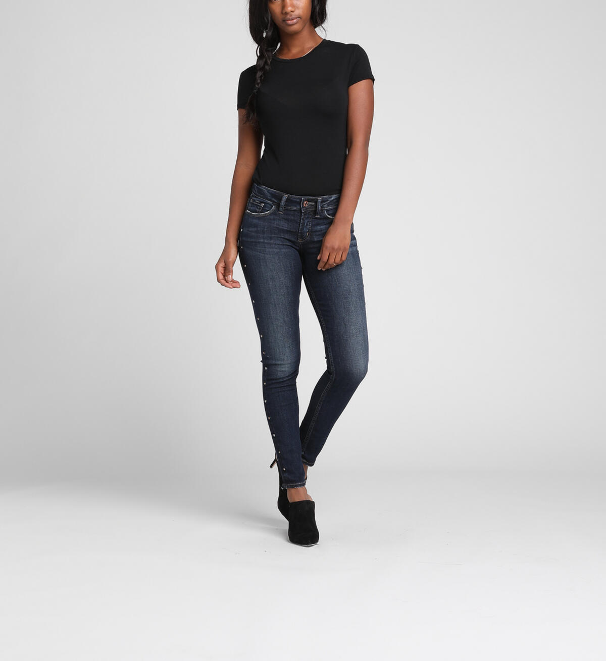 Suki Mid-Rise Curvy Studded Skinny Jeans, , hi-res image number 0